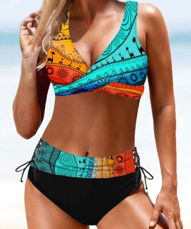 Eva - Fröhlicher Bunter Bikini