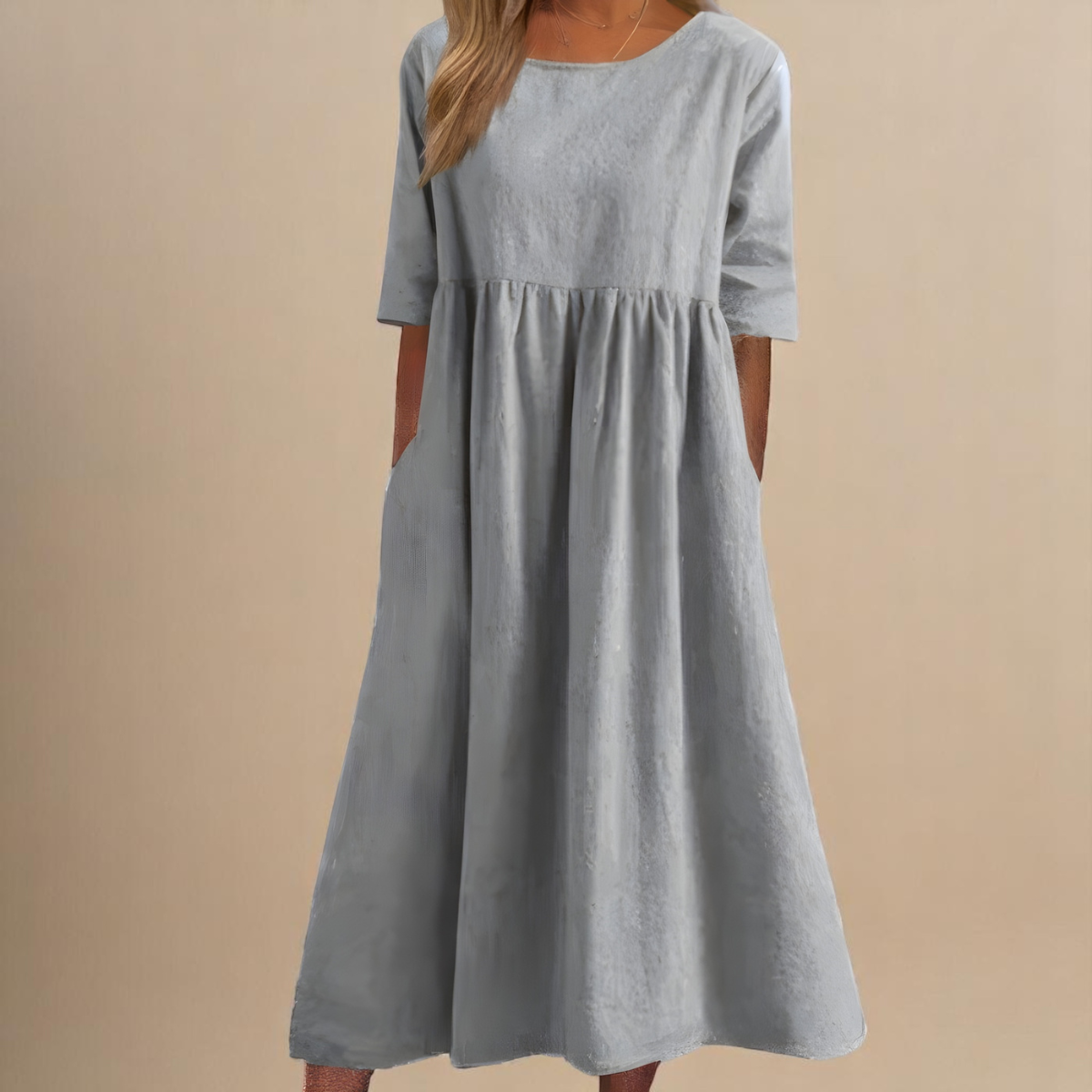 Sofia | Figurschmeichelndes A-Linien-Kleid