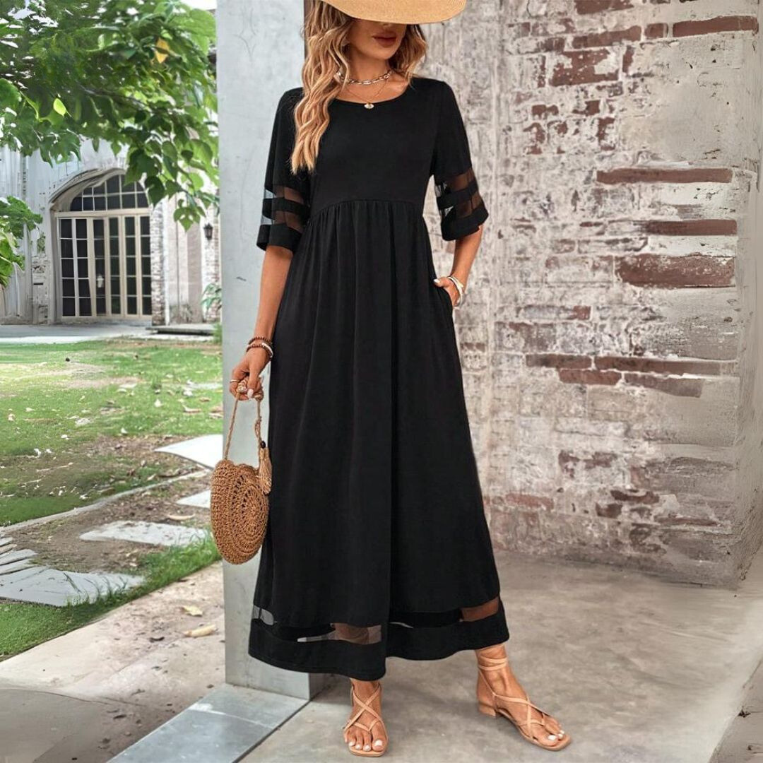 Aubrey | Figurbetontes Midi-Kleid