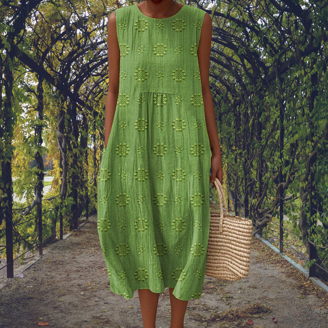 Aikaterini | Ärmelloses Kleid mit Taschen
