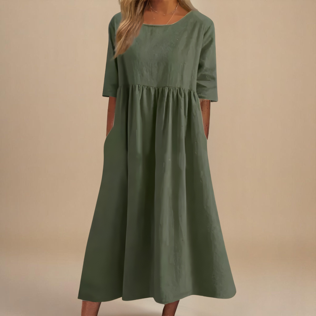 Sofia | Figurschmeichelndes A-Linien-Kleid