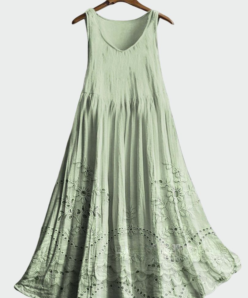 Kleid mit Englischer Spitze