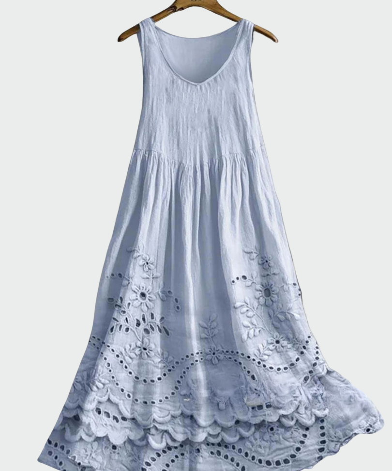 Kleid mit Englischer Spitze
