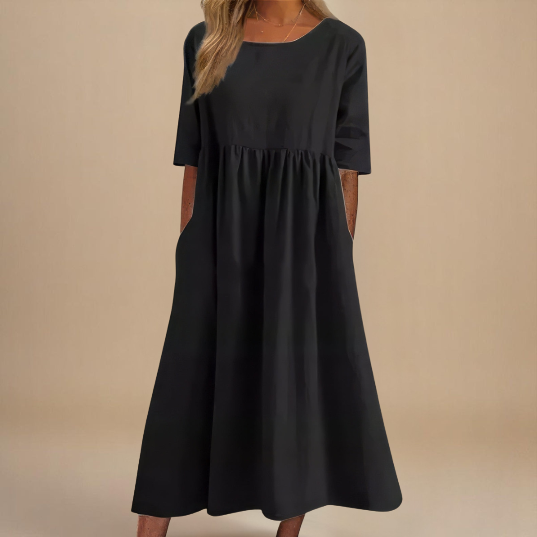 Sofia | Figurschmeichelndes A-Linien-Kleid