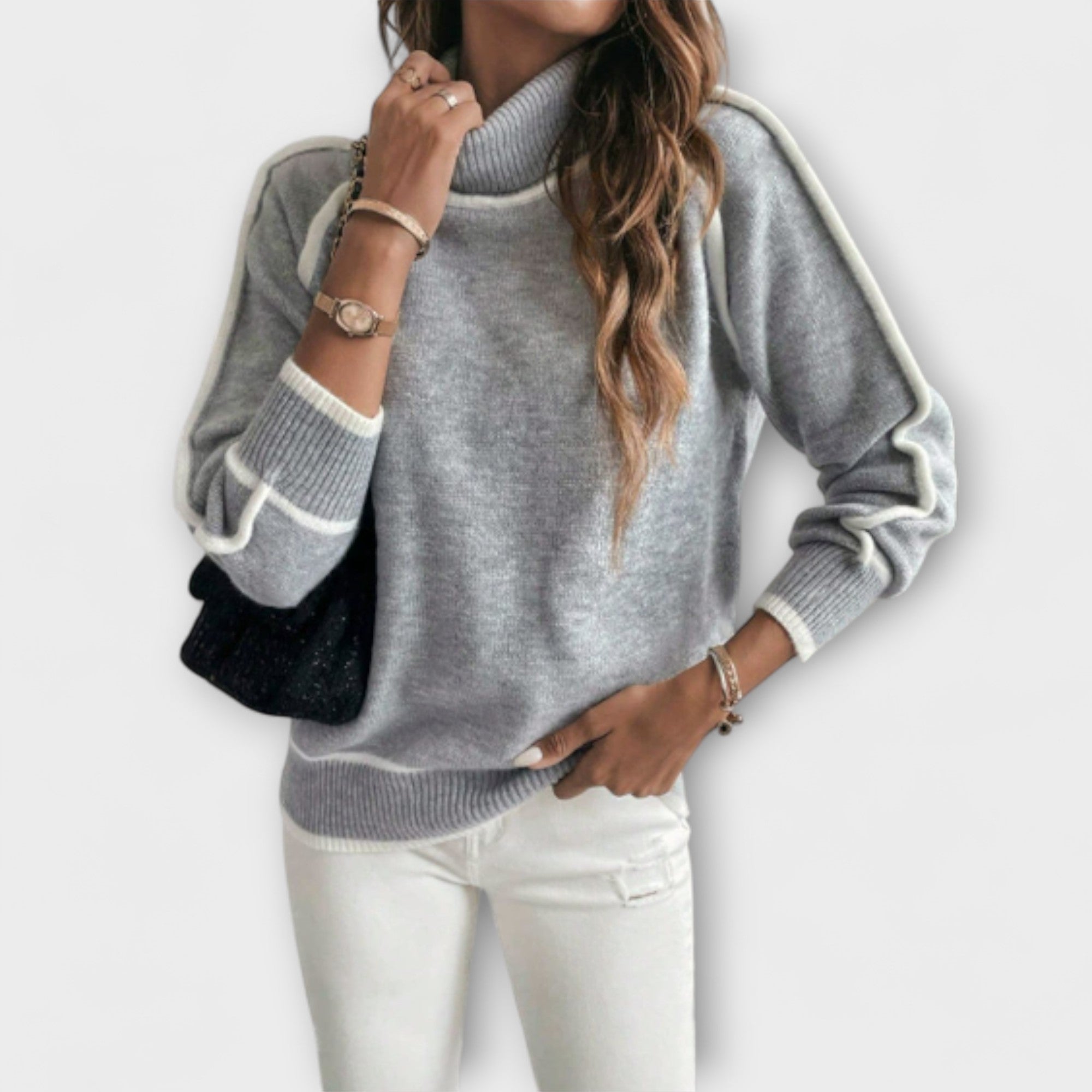 Aurora - Lässiger Rollkragenpullover