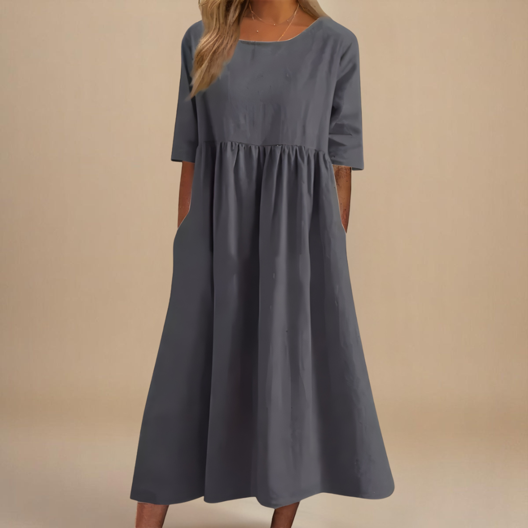 Sofia | Figurschmeichelndes A-Linien-Kleid