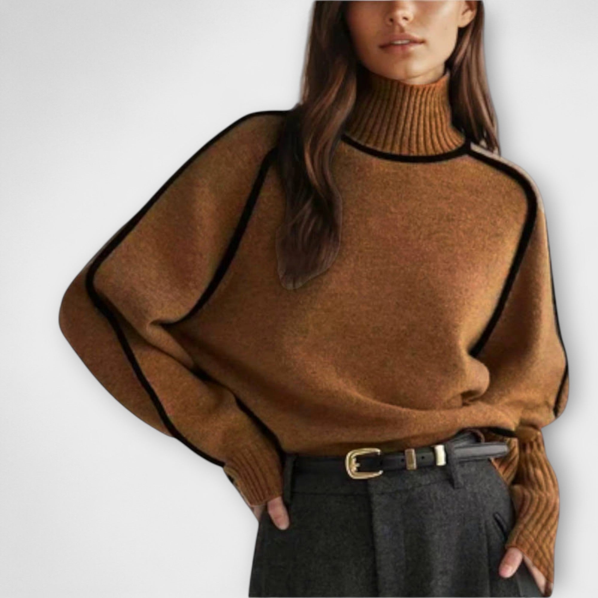Emilie - Weicher & eleganter Rollkragenpullover