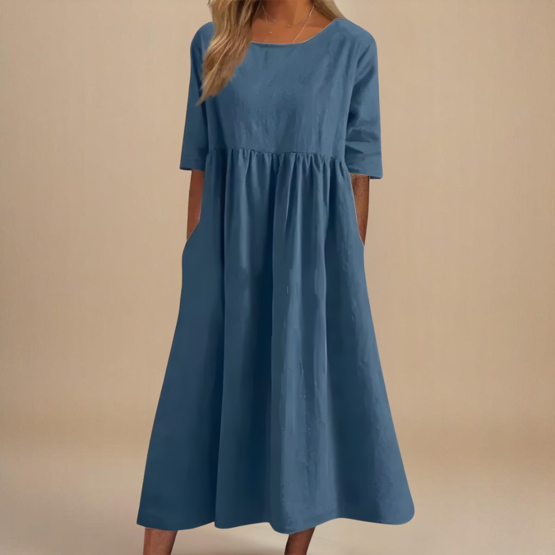Sofia | Figurschmeichelndes A-Linien-Kleid