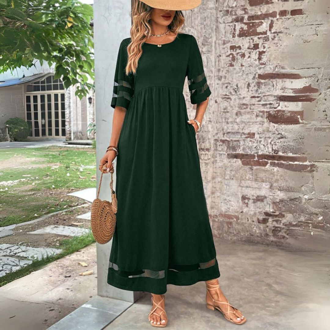 Aubrey | Figurbetontes Midi-Kleid