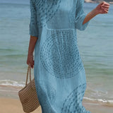 Besticktes Kleid in mehreren Farben