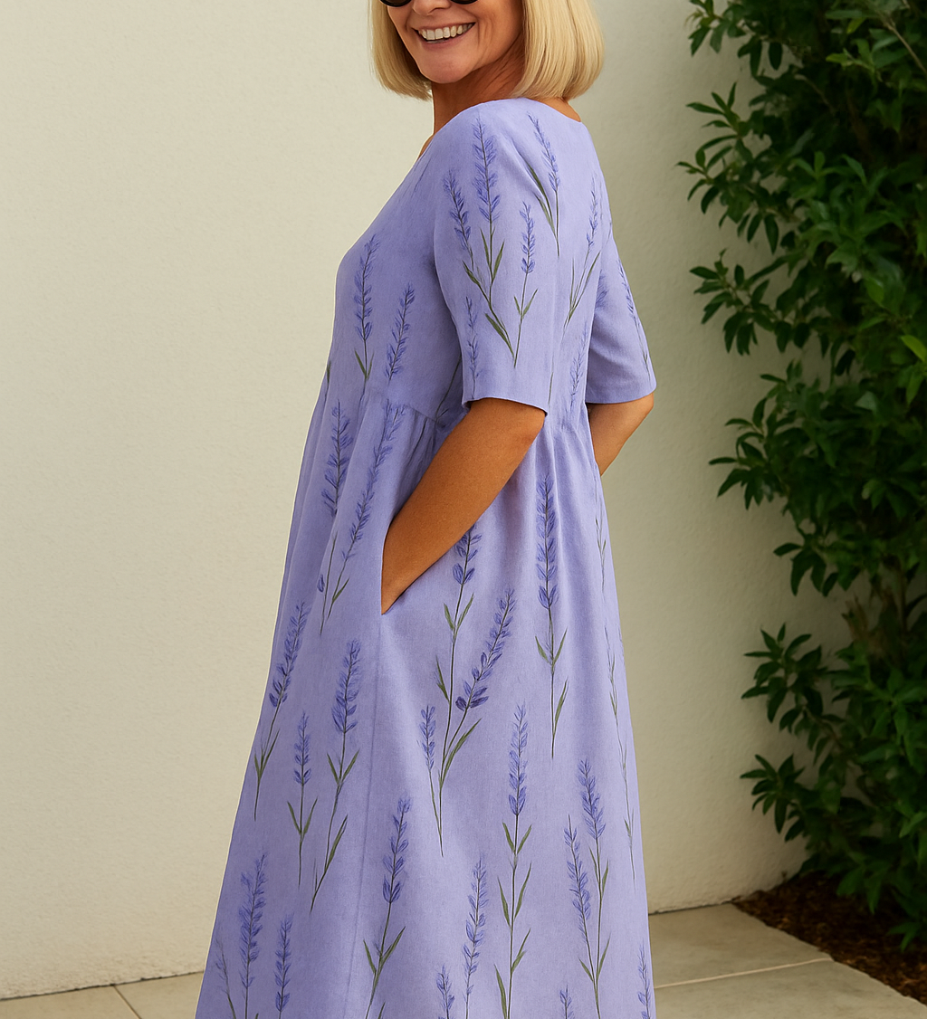 Elize | Entspanntes Midi-Kleid