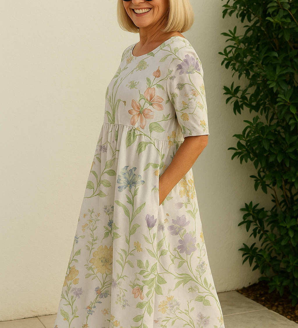 Elize | Entspanntes Midi-Kleid