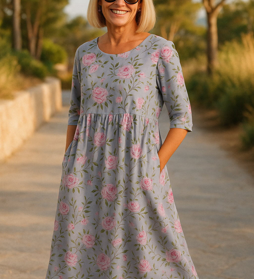 Elize | Entspanntes Midi-Kleid