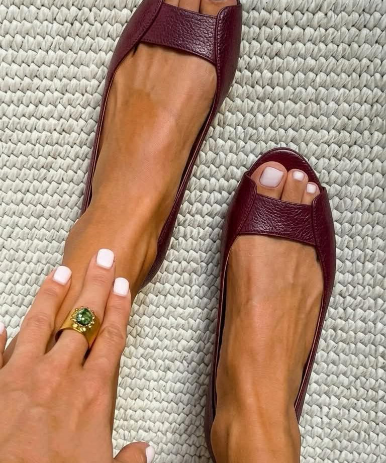 Alina | Goldene Komfortsandalen