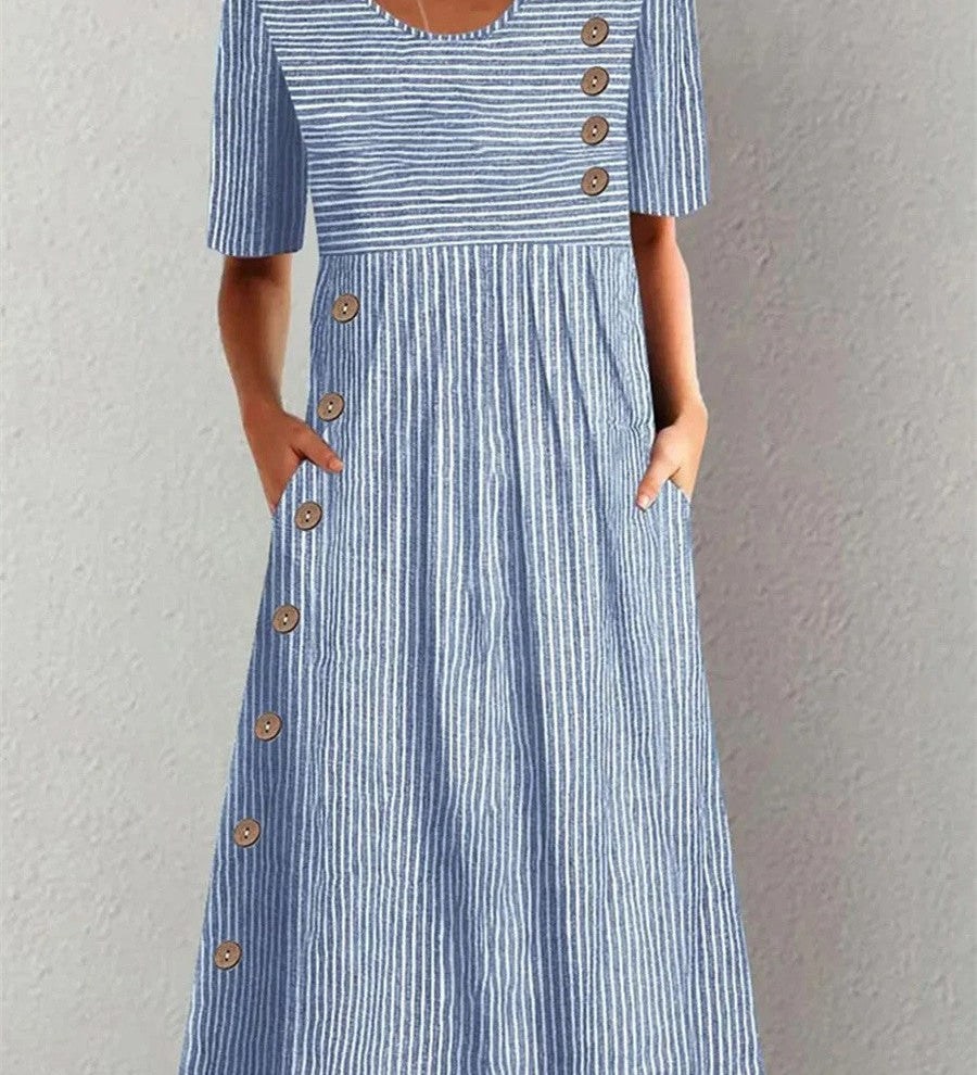 Sofia | Gestreiftes Sommerkleid